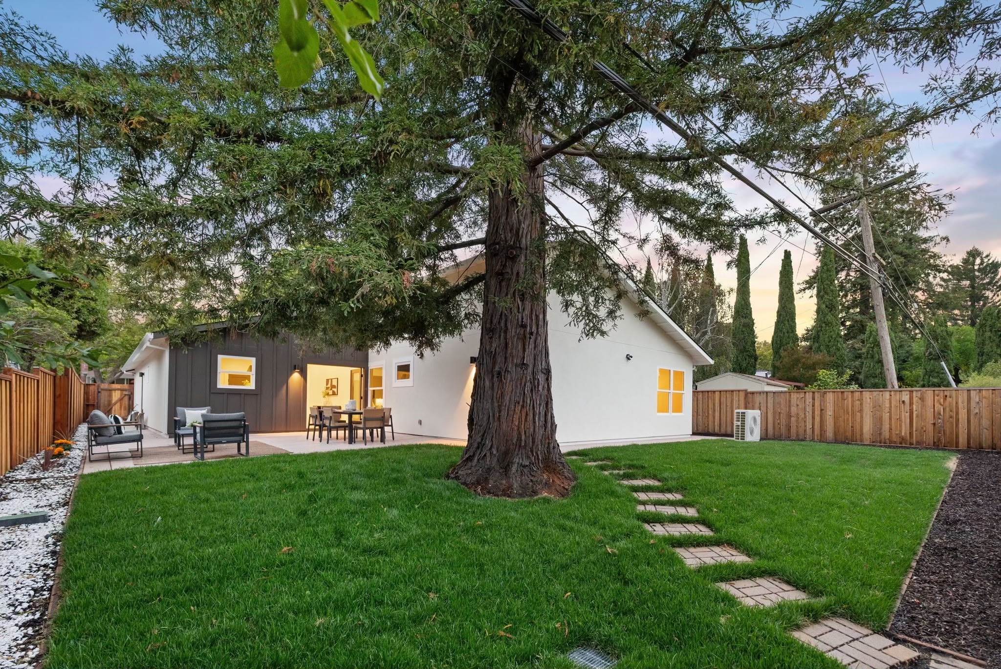 Modern Home Remodel - Backyard - San Jose CA